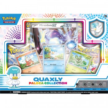 Pokémon Scarlet & Violet: Quaxly Paldea Collection dėžė (anglų k.)
